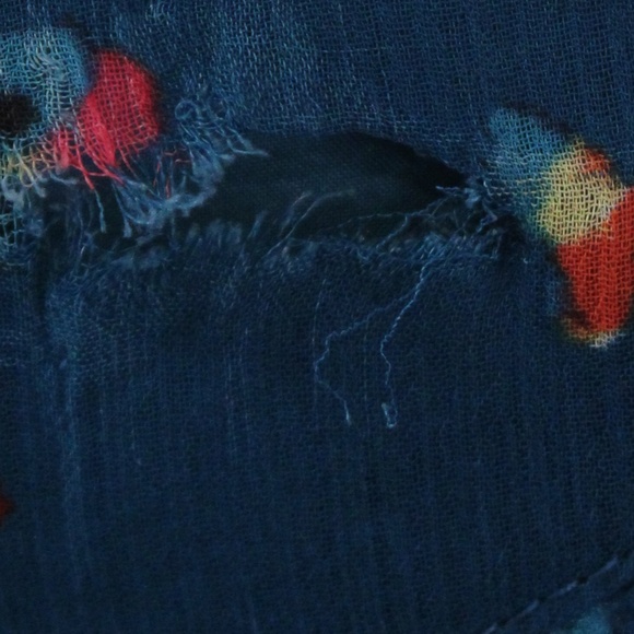 Jason Wu- Blue Leopard Midi Dress - Size 14 - Picture 11 of 12